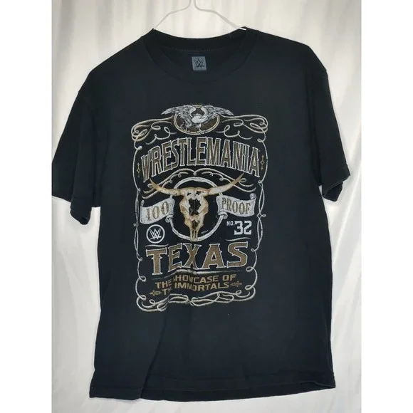 WWE Shirts Wwe Wrestlemania 32 Tshirt The Rock Hulk Hogan Size